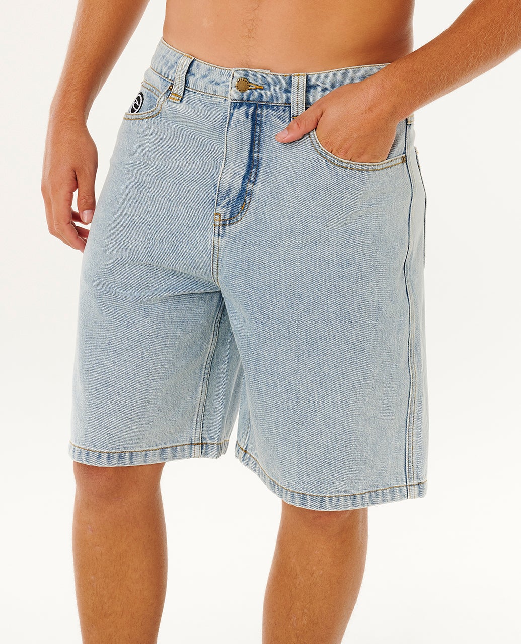 RIP CURL NU DOSE 22" DENIM WALKSHORT - WASHED BLUE