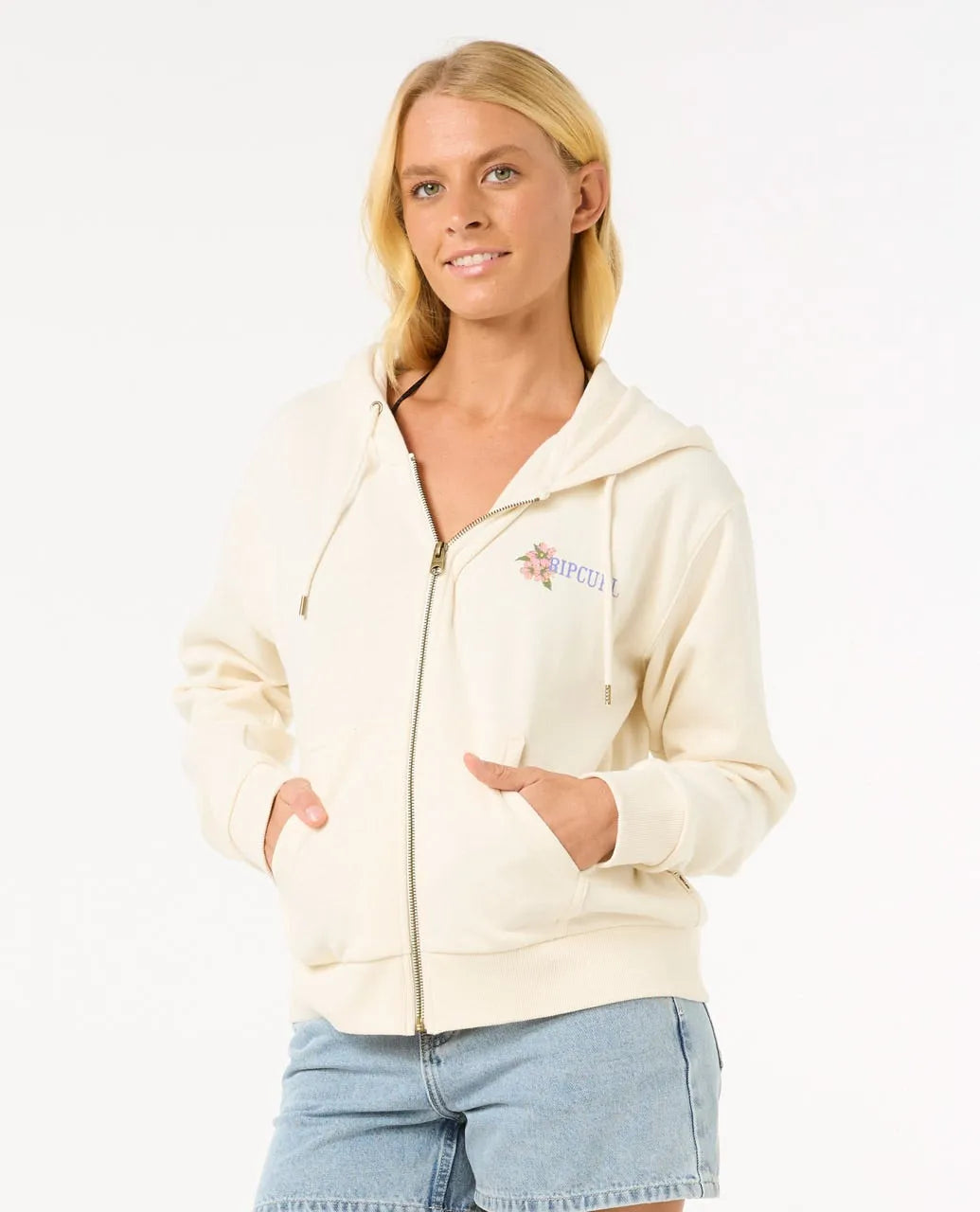 RIP CURL LA JOYA RELAXED WOMENS ZIP - HAWAII BONE