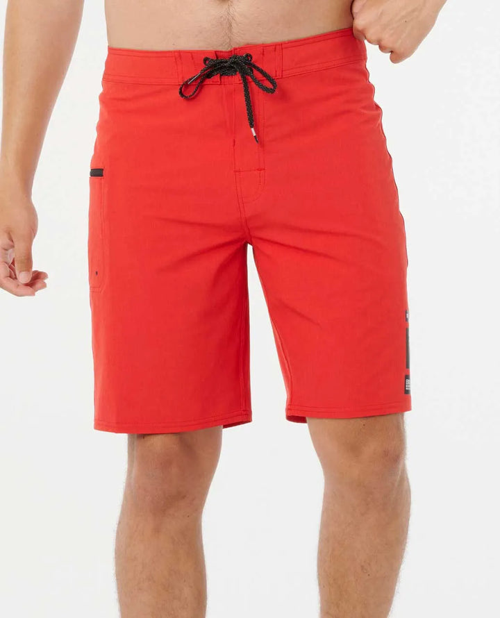 RIP CURL EDDIE WOULD GO THE BAY MIRAGE CORE 20" BOARDSHORT - RED