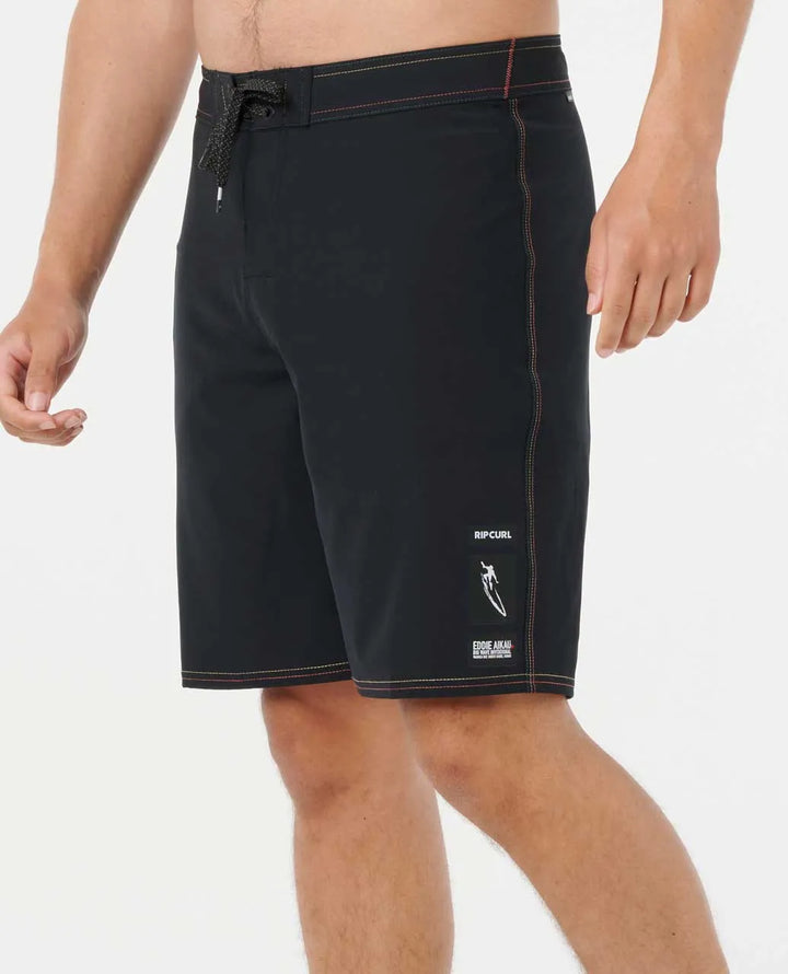 RIP CURL EDDIE WOULD GO THE BAY MIRAGE CORE 20" BOARDSHORT - BLACK WAVE