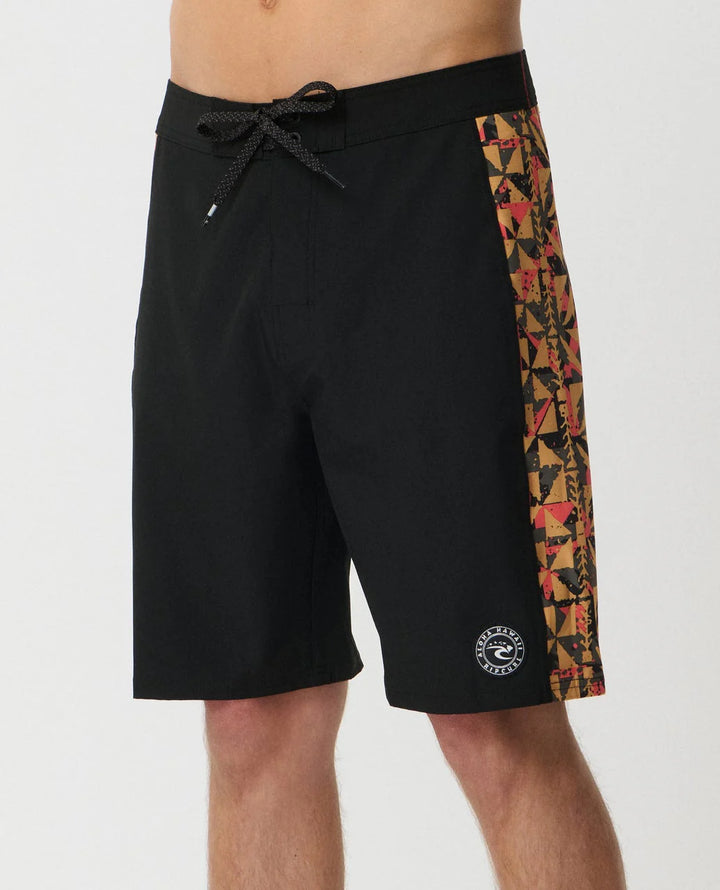 RIP CURL MIRAGE SIDEWAYS HAWAII BOARDSHORT - BLACK