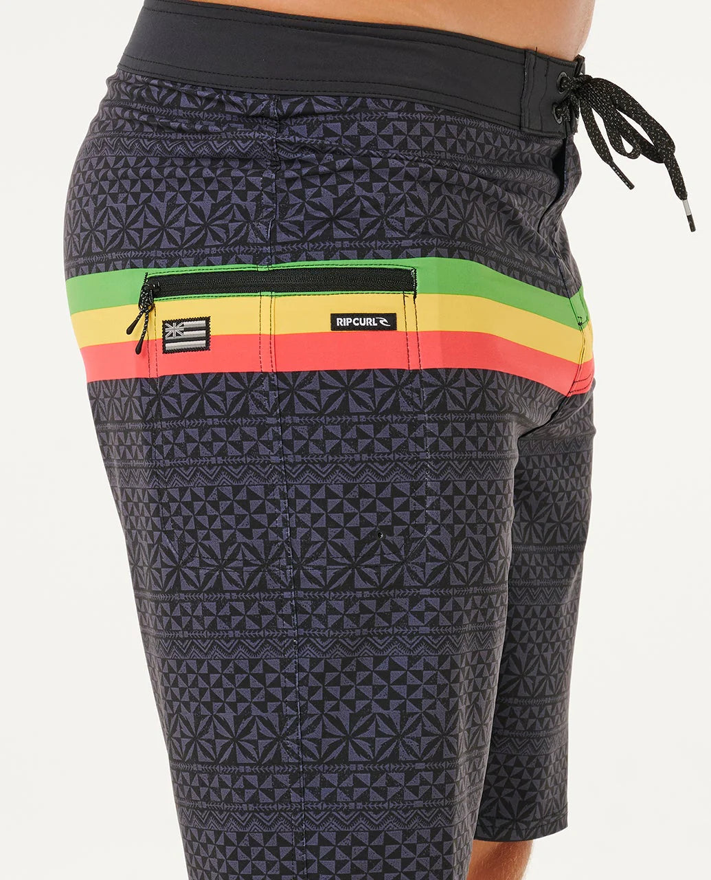 RIP CURL MIRAGE HAWAII TAPA 20" BOARDSHORT - BLACK