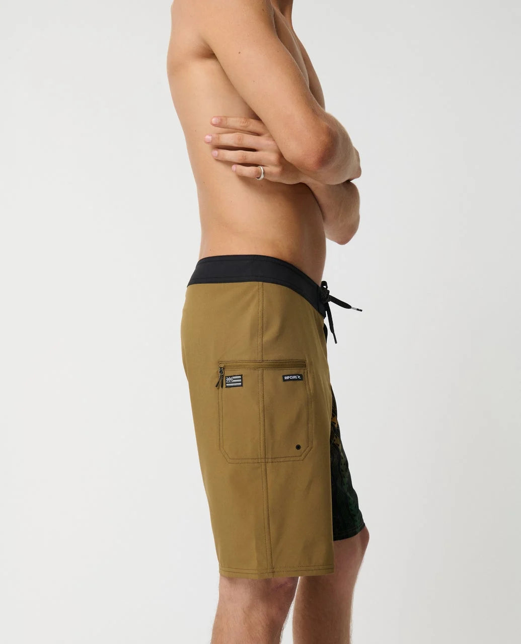 RIP CURL MIRAGE HAWAII WAVY TAPA 20" BOARDSHORT - BROWN