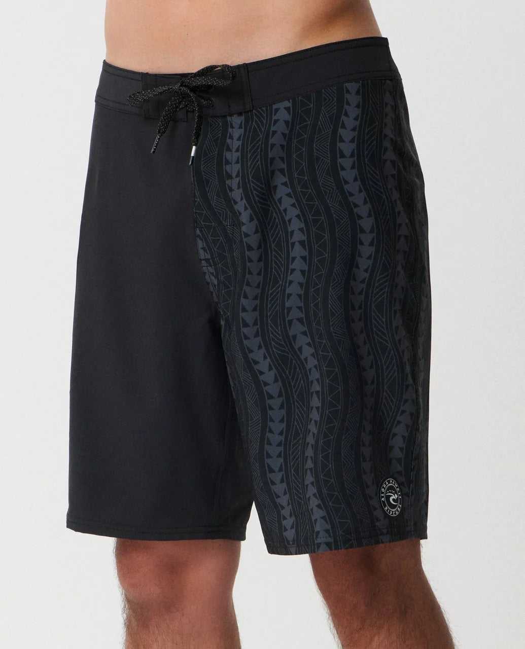 RIP CURL MIRAGE HAWAII WAVY TAPA 20" BOARDSHORT - BLACK