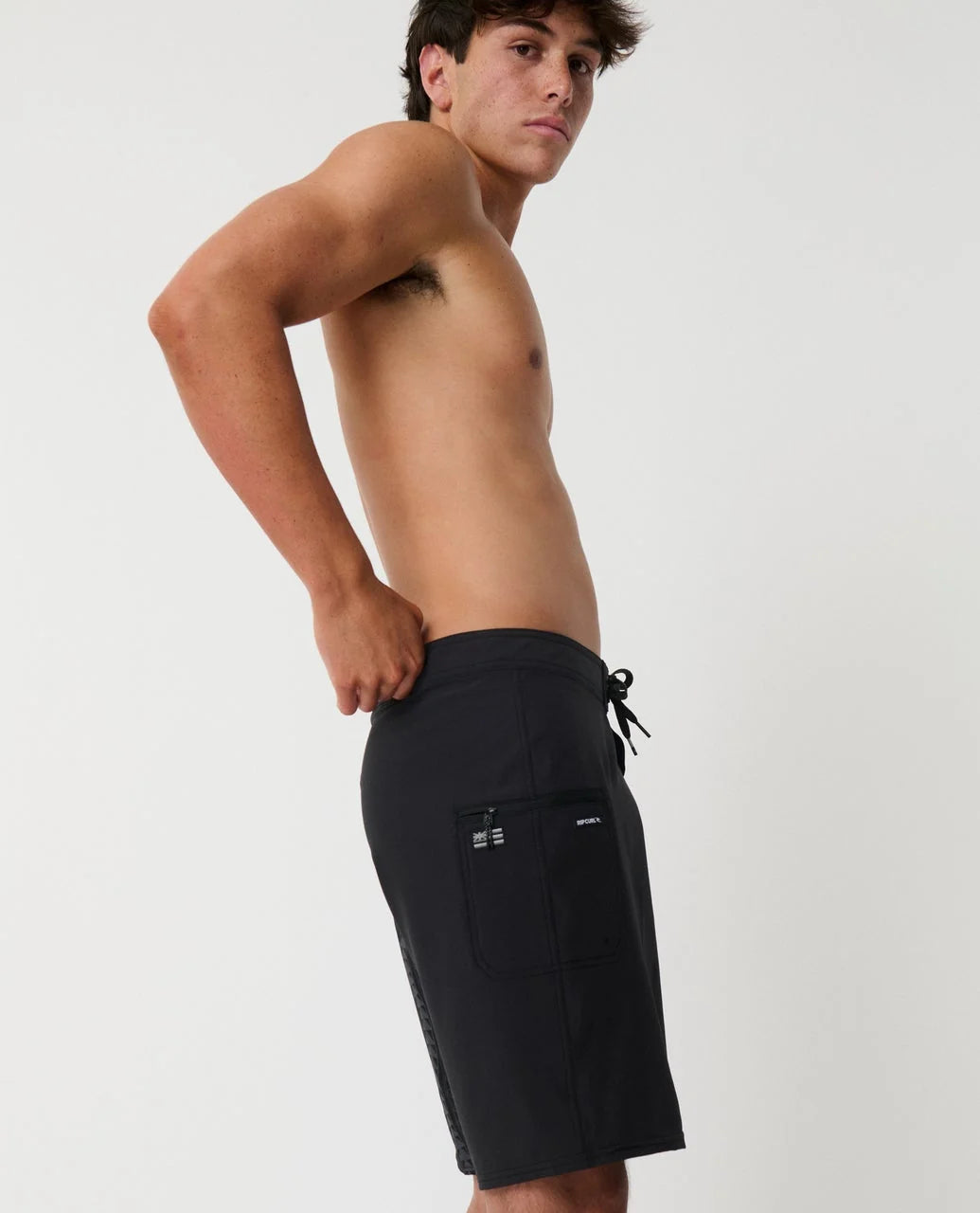 RIP CURL MIRAGE HAWAII WAVY TAPA 20" BOARDSHORT - BLACK
