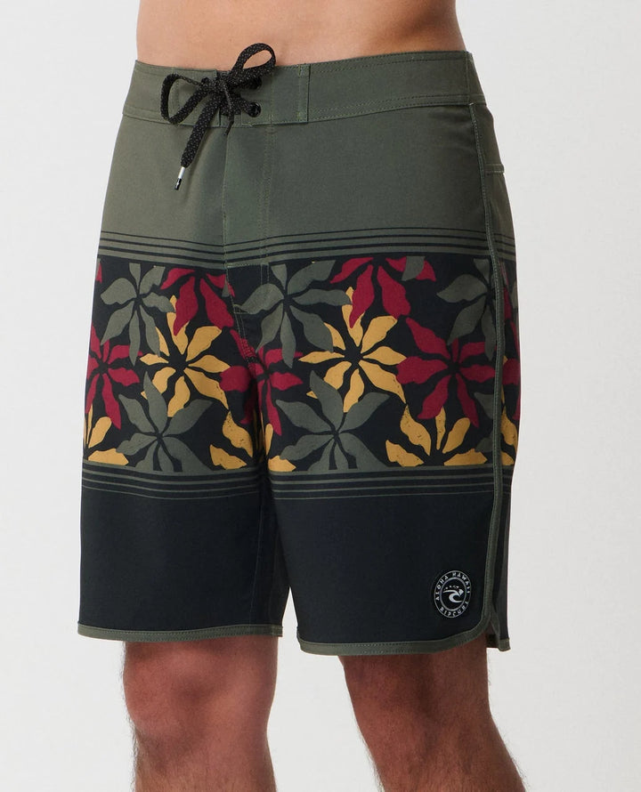 RIP CURL MIRAGE HAWAII PIKAKE 19" BOARDSHORT - DARK OLIVE