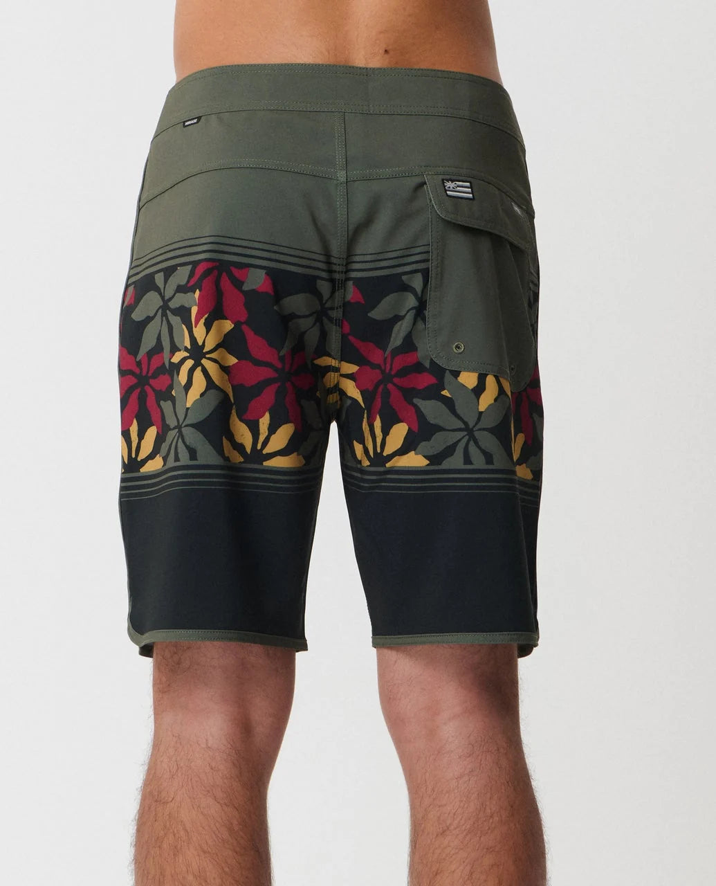 RIP CURL MIRAGE HAWAII PIKAKE 19" BOARDSHORT - DARK OLIVE