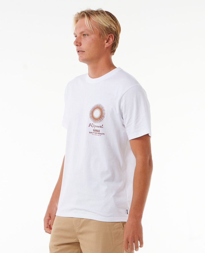 RIP CURL SUNSET DESTRO TEE - WHITE