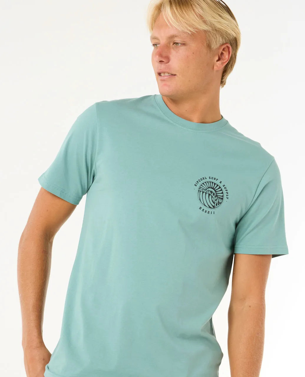 RIP CURL SUNSETS DESTINATION TEE - BLUE LAGOON HAWAII