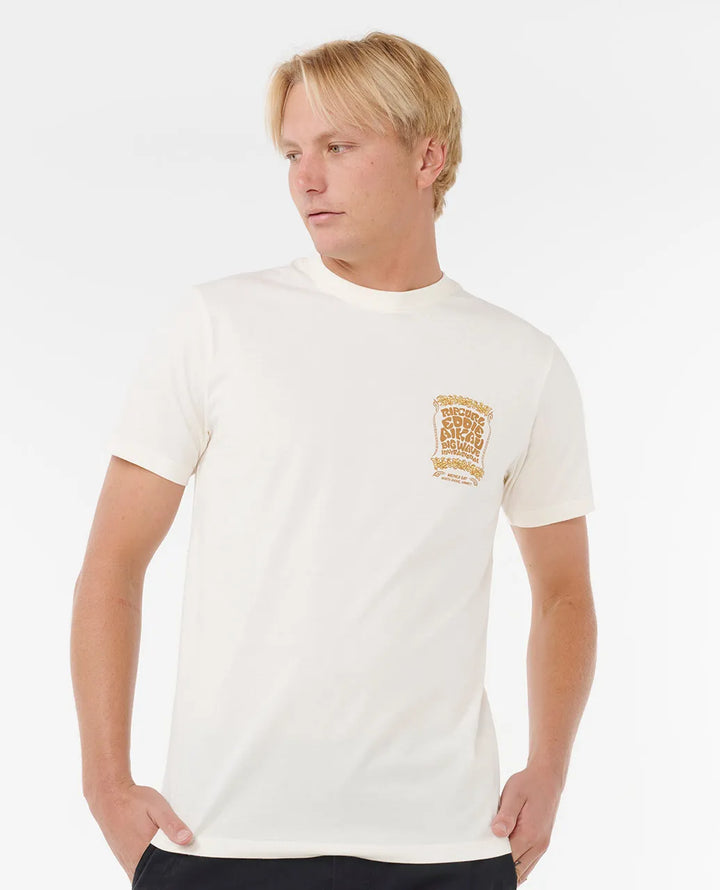 RIP CURL  EDDIE WOULD GO LEI LEI TEE - WHITE