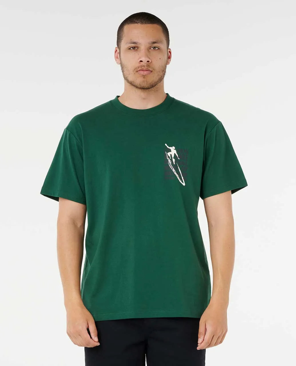 RIP CURL EDDIE WOULD GO PETRO TEE - GREEN