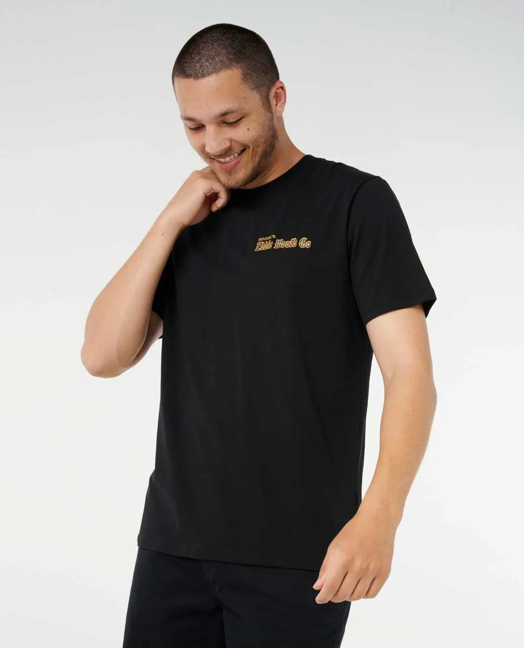 RIP CURL EDDIE WOULD GO COMP TEE - BLACK