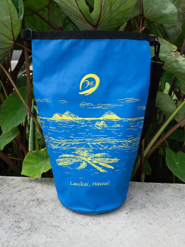 FOTI BROS 10L DRY BAG LANIKAI ROYAL/YELLOW