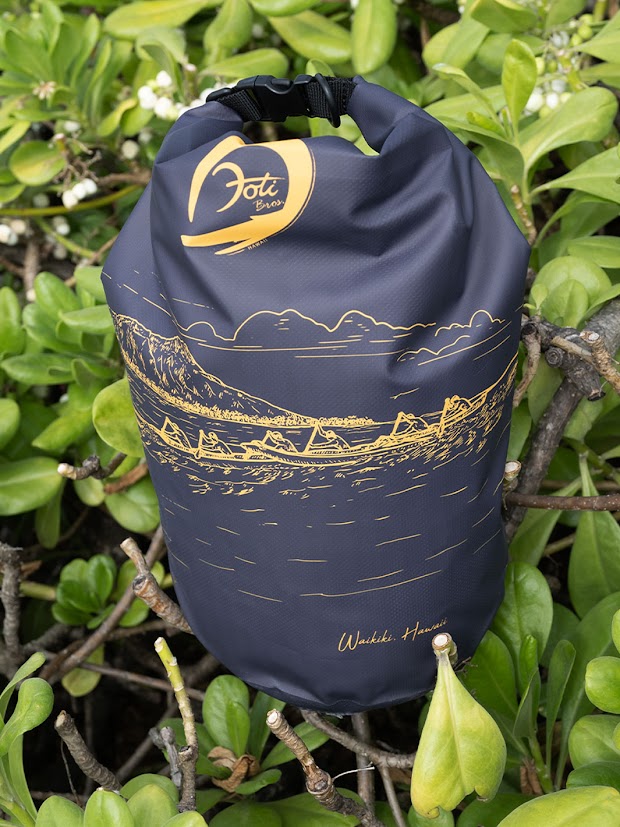 FOTI BROS 10L DRY BAG WAIKIKI PLUM/GOLD