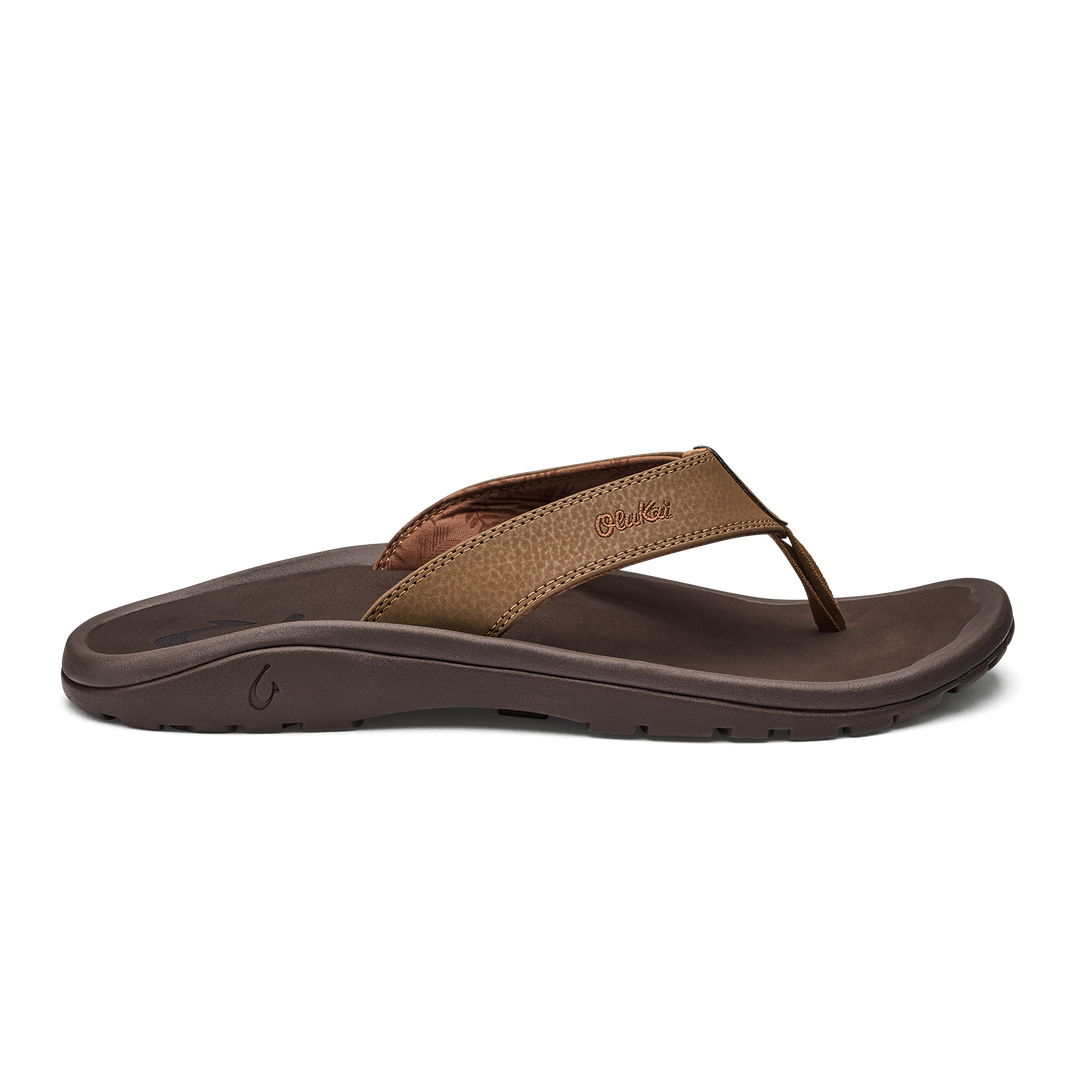 OLUKAI 'OHANA MENS SANDAL TAN/DARK JAVA – Hawaiian Island Creations