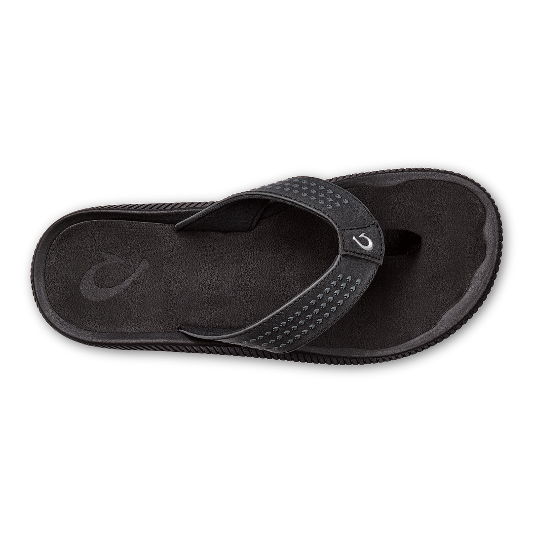 OLUKAI ULELE MENS SANDAL - BLACK