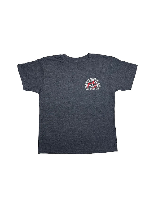 HIC IWA STAMP YOUTH TEE - NAVY