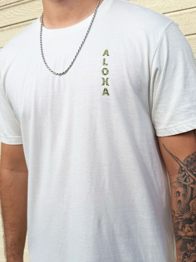 HURLEY ALOHA FILL TEE - NATURAL (282)