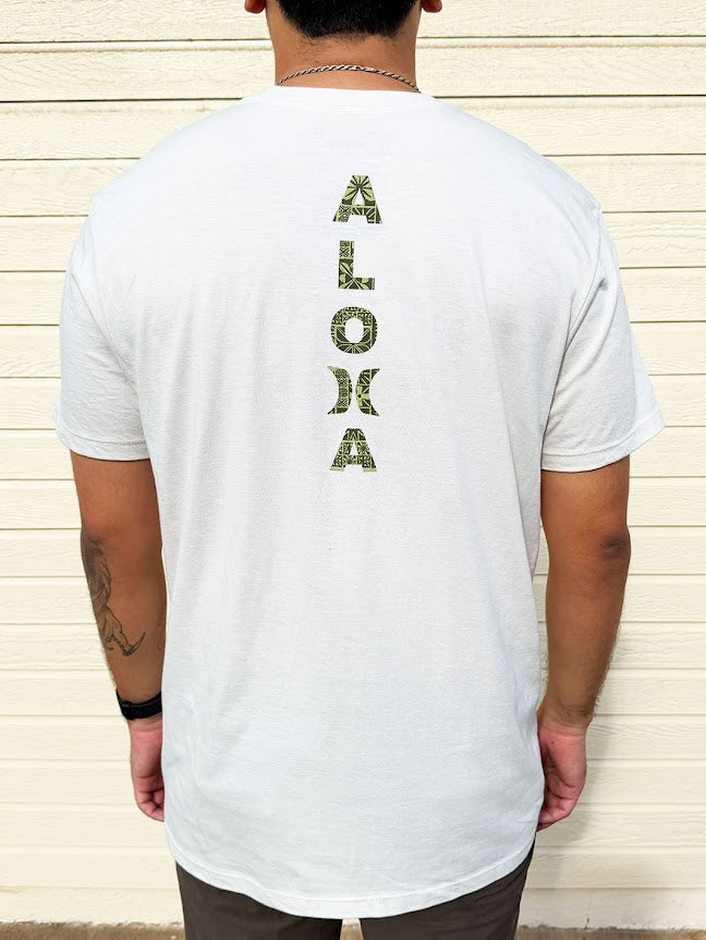 HURLEY ALOHA FILL TEE - NATURAL (282)