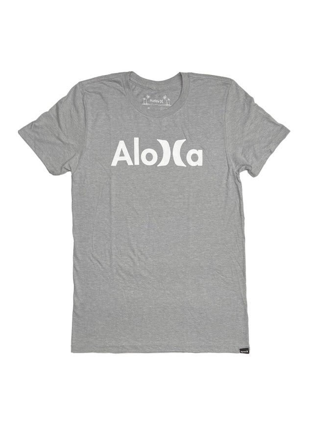 HURLEY ALOHA SOLID TEE - GRAY (079)