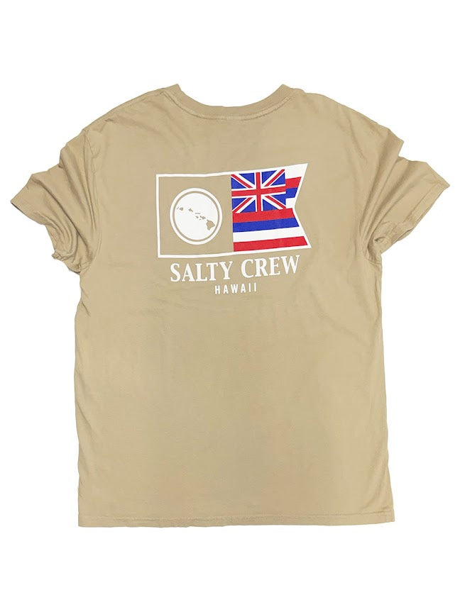 SALTY CREW FLAGSHIP HAWAII TEE - TWIG