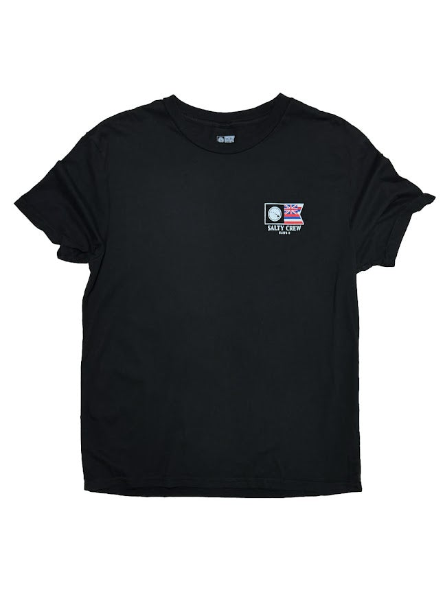 SALTY CREW FLAGSHIP HAWAII TEE - BLACK