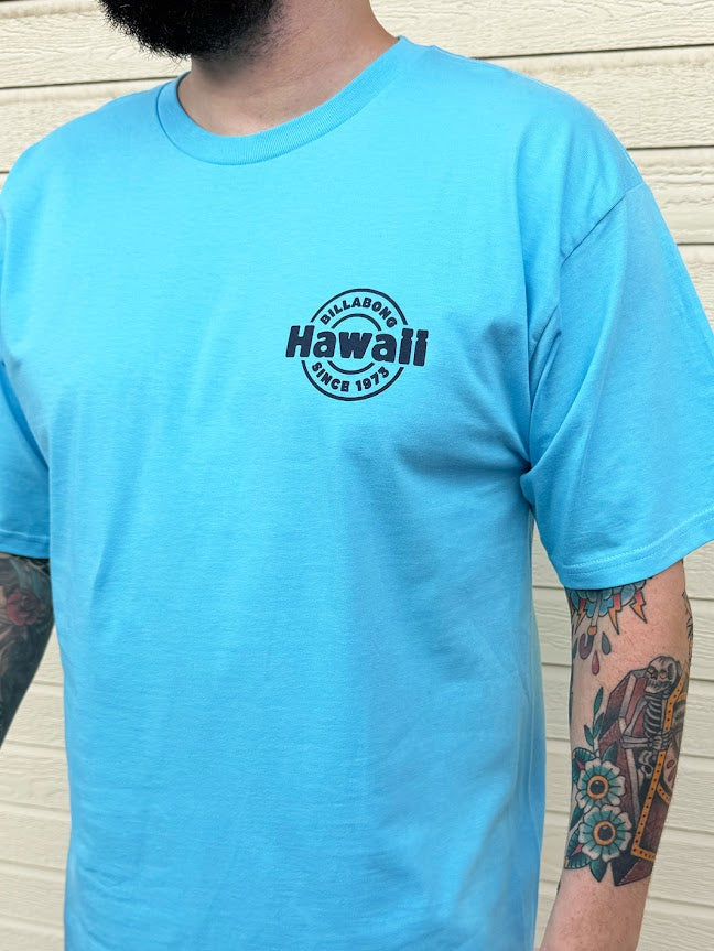 BILLABONG KEYHOLE HI TEE - SKY BLUE