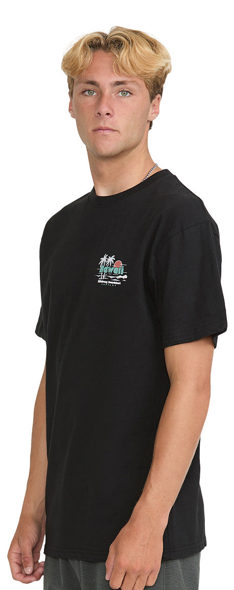 BILLABONG TOOLS DOWN HI TEE - BLACK