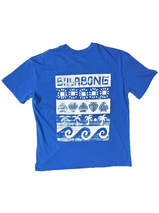 BILLABONG SOMEWHERE CLOSE HI WOMENS TEE - BLUE (TRB1)