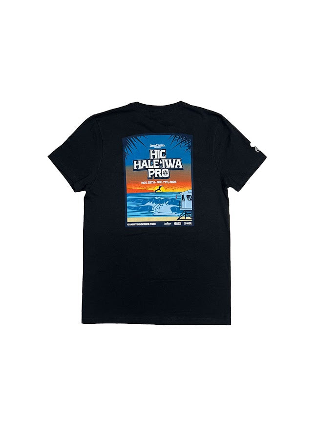 HIC HALEIWA PRO 2025 YOUTH TEE - NAVY