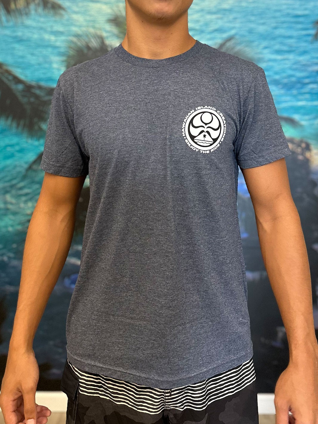 HIC CORPO DOT TEE - HEATHER NAVY