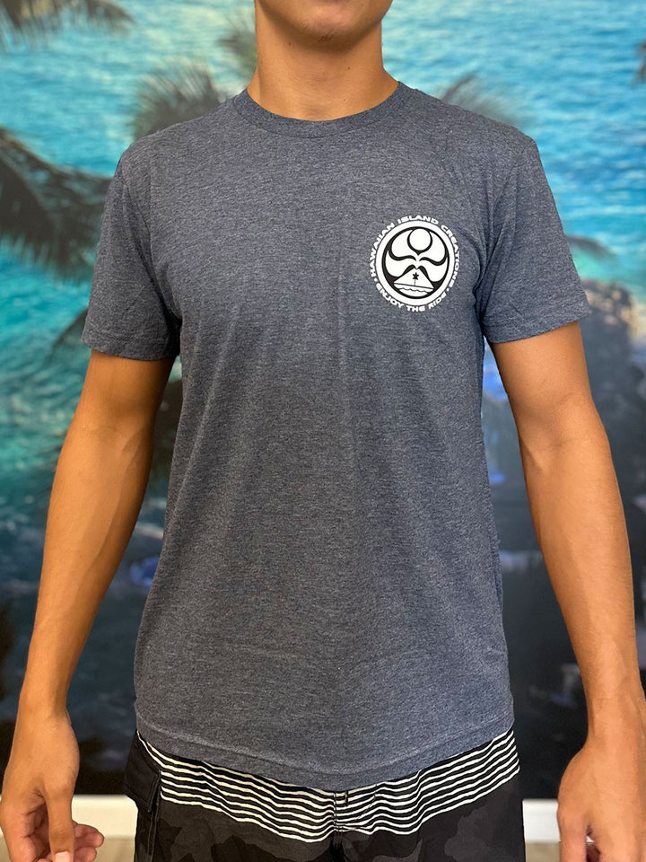 HIC CORPO DOT TEE - HEATHER NAVY