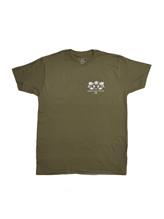 AVVA X HIC ISLAND TIME TEE - MILITARY GREEN