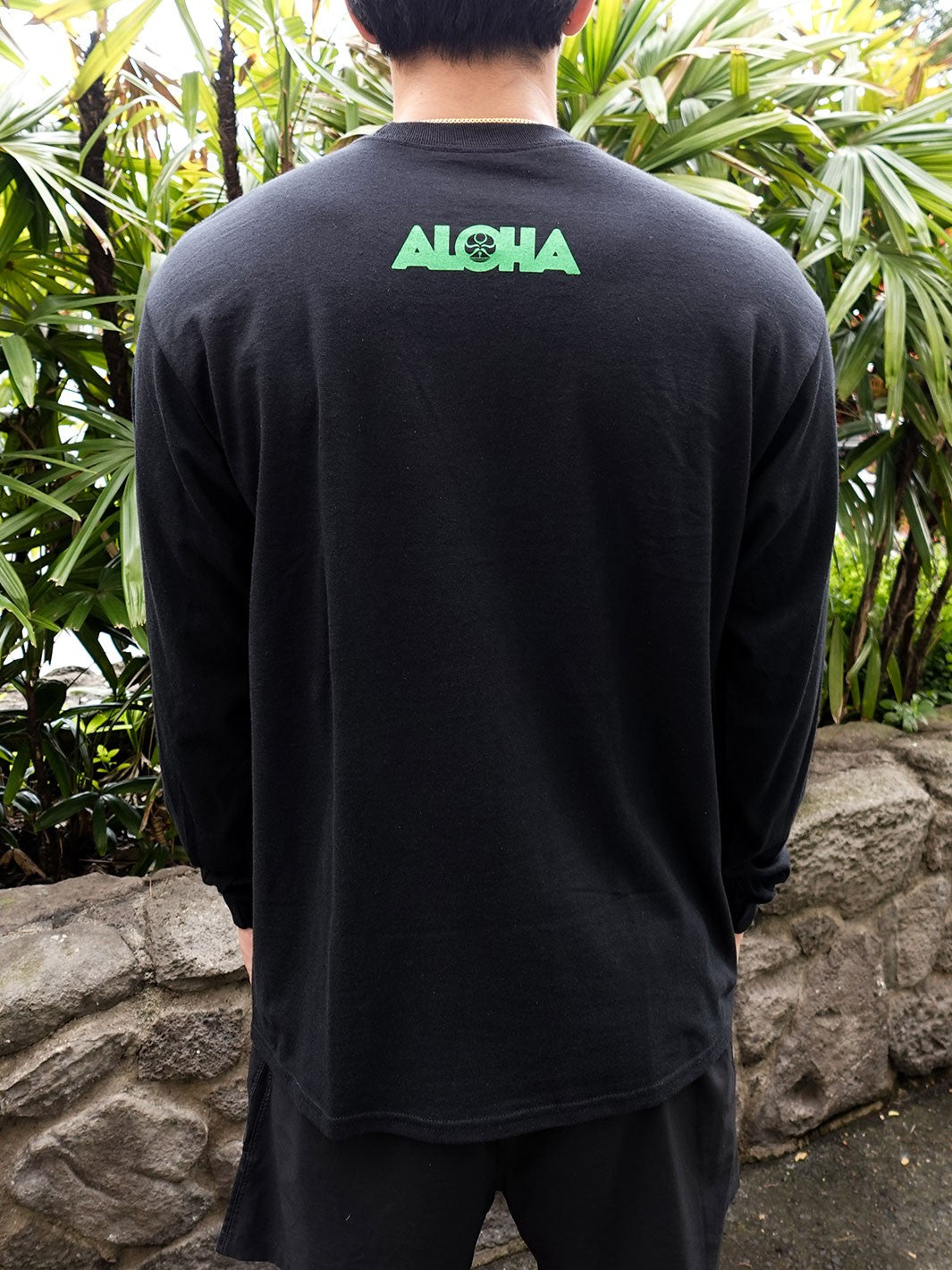 HIC SECRET ALOHA LONG SLEEVE - BLACK