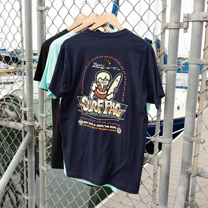 HIC X ZIPPY'S COLLAB TEE - NAVY