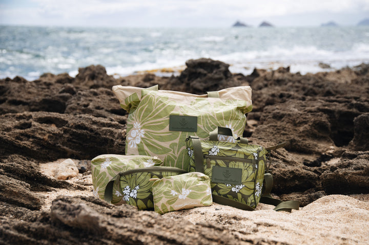 ALOHA COLLECTION x HIC NAUPAKA SMALL POUCH - DUNE