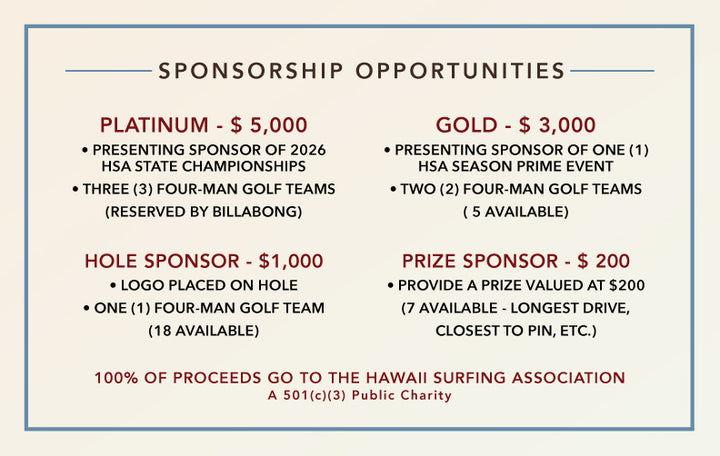 HIC Golf Scramble Registration