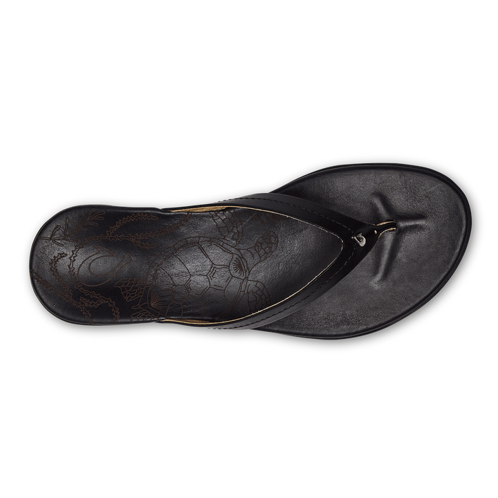 OLUKAI HONU WOMENS SANDAL - BLACK