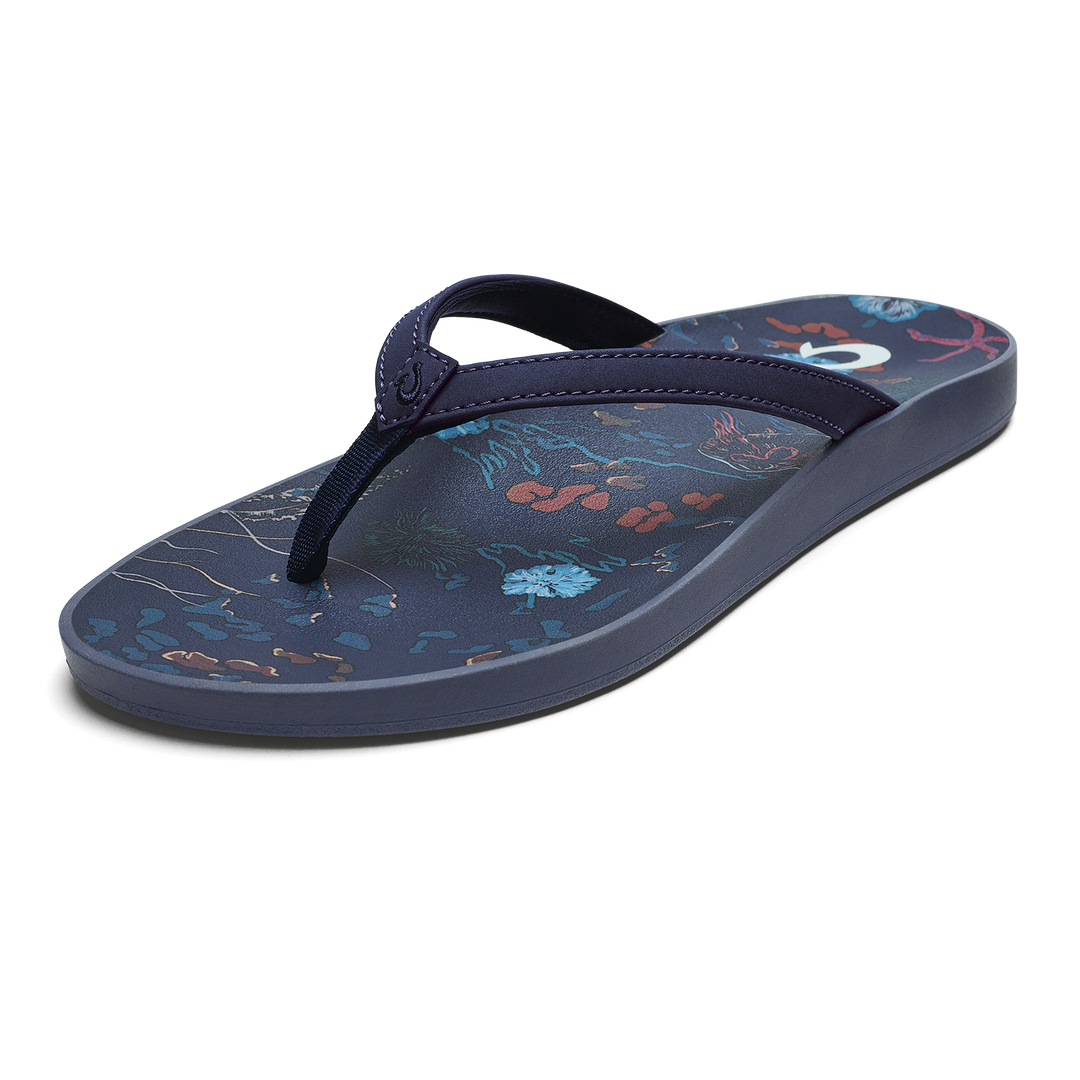 OLUKAI PUAWE WOMENS SANDAL - MIDNIGHT/REEF