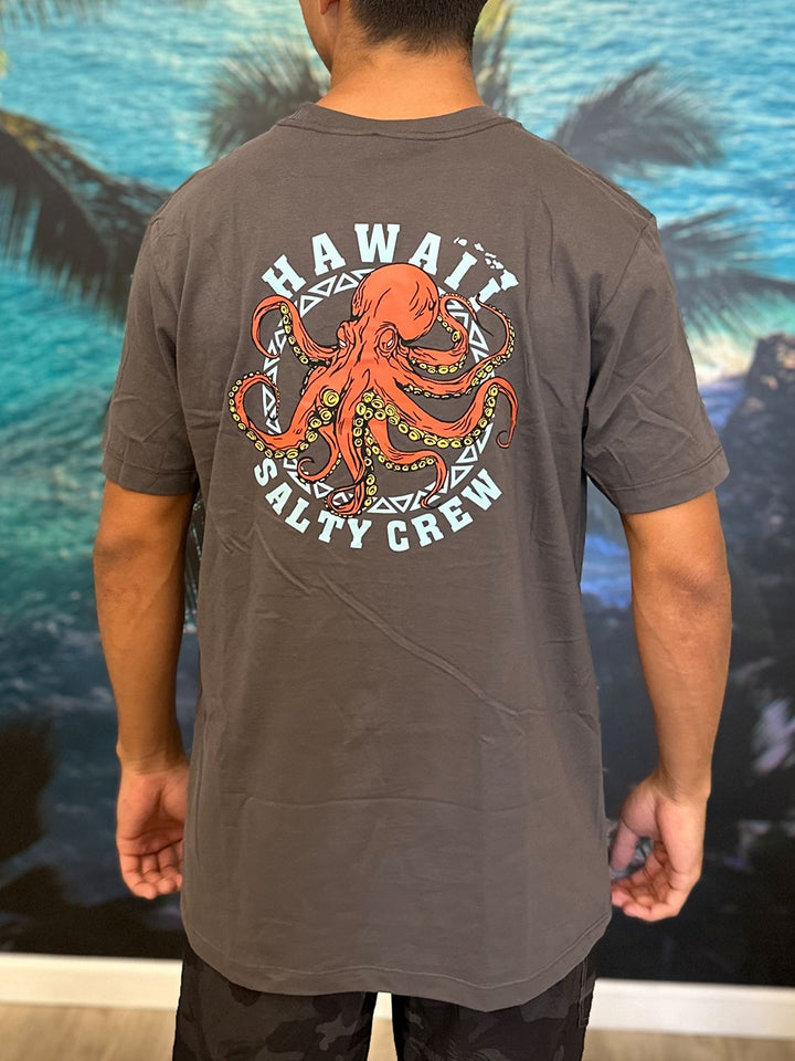 SALTY CREW TAKO TRIBE TEE - CHARCOAL