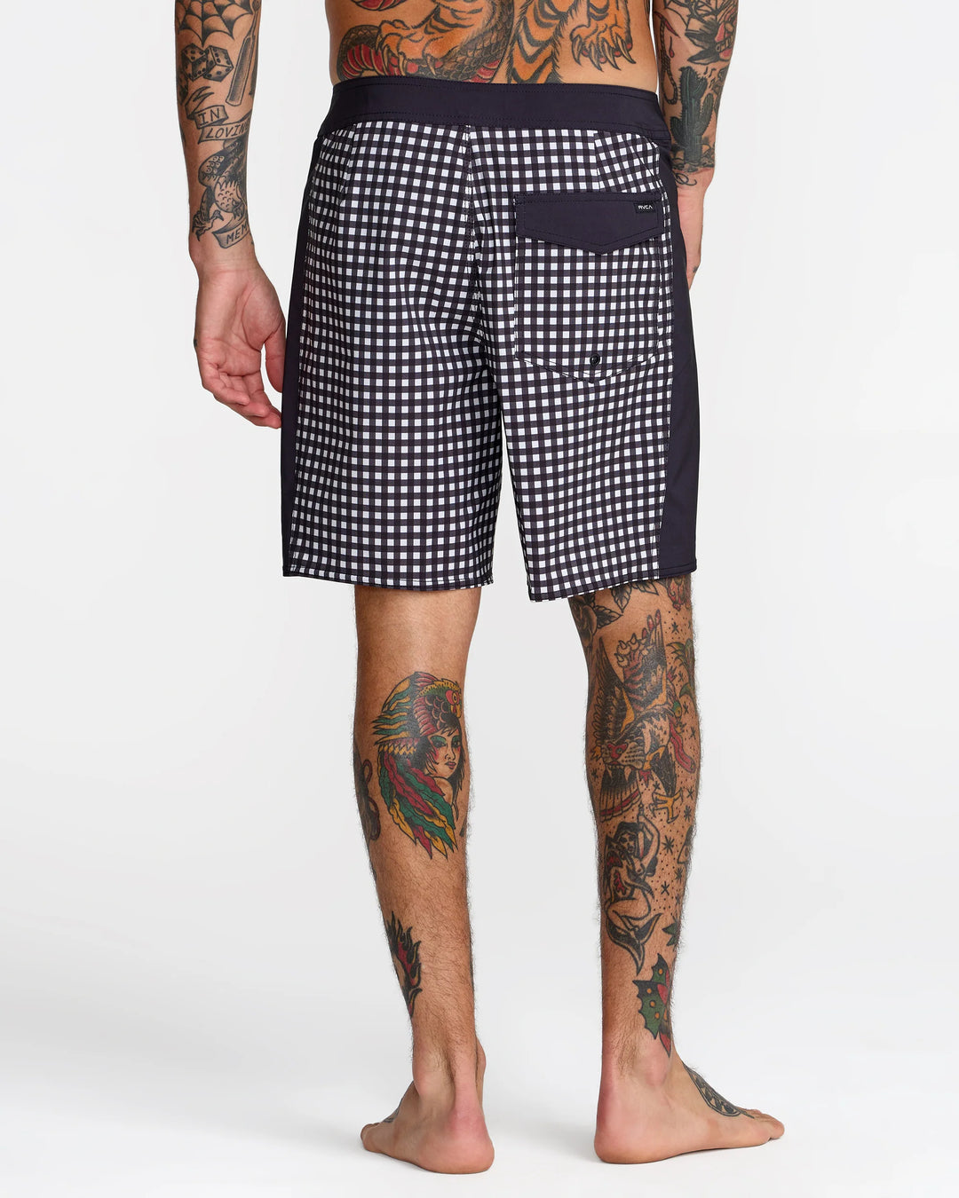 RVCA HAWAII APEX 2 18" BOARDSHORT - BLACK WHITE