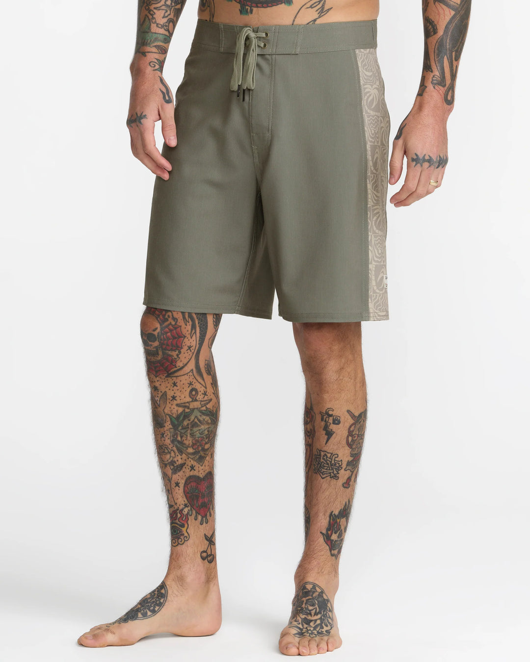 RVCA EXOTICA PALM DAYS 19" BOARDSHORT - ALOE (ALO)
