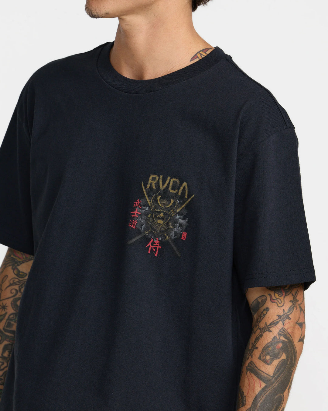 RVCA BUSHIDO TEE - BLACK