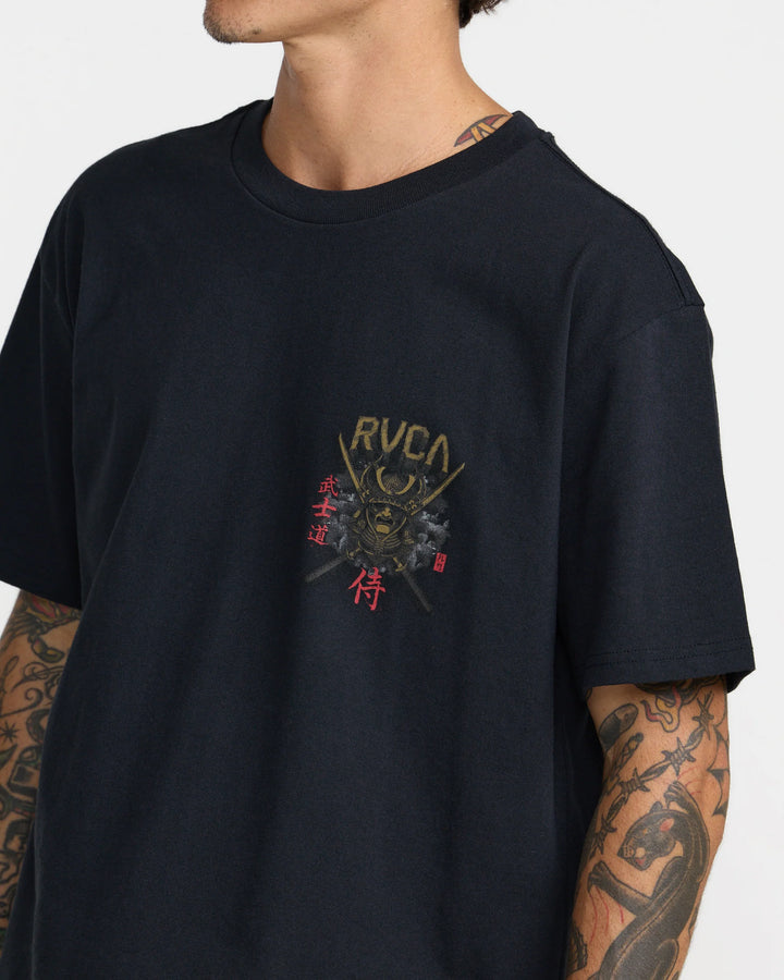 RVCA BUSHIDO TEE - BLACK