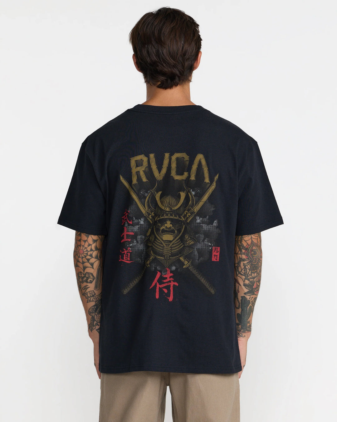 RVCA BUSHIDO TEE - BLACK