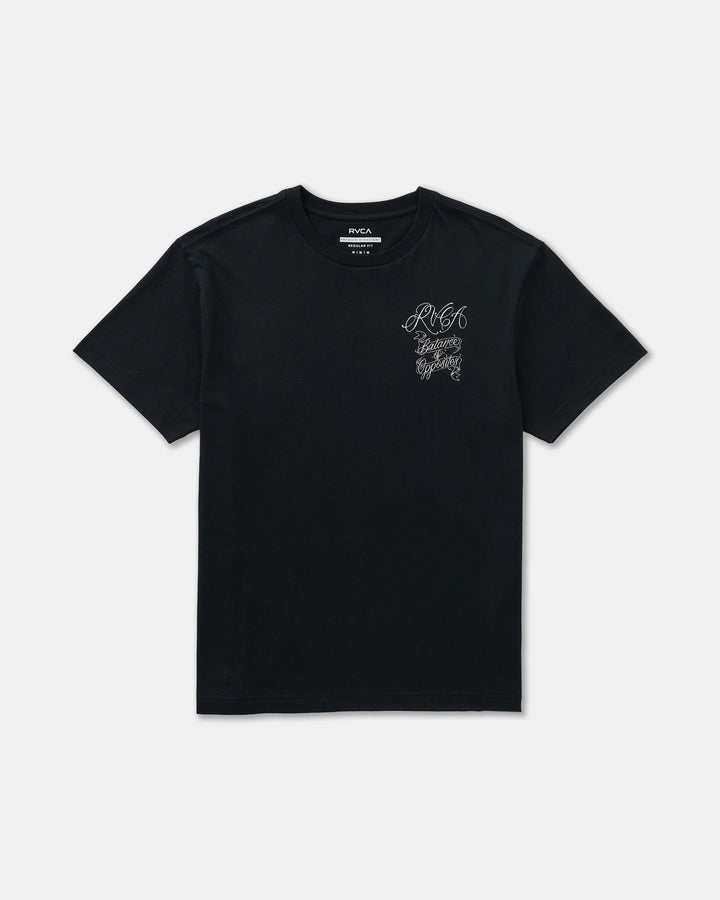 RVCA PARADISE QUEEN TEE - BLACK