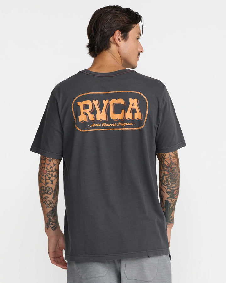 RVCA OLD WEST TEE - PIRATE BLACK (PTK)
