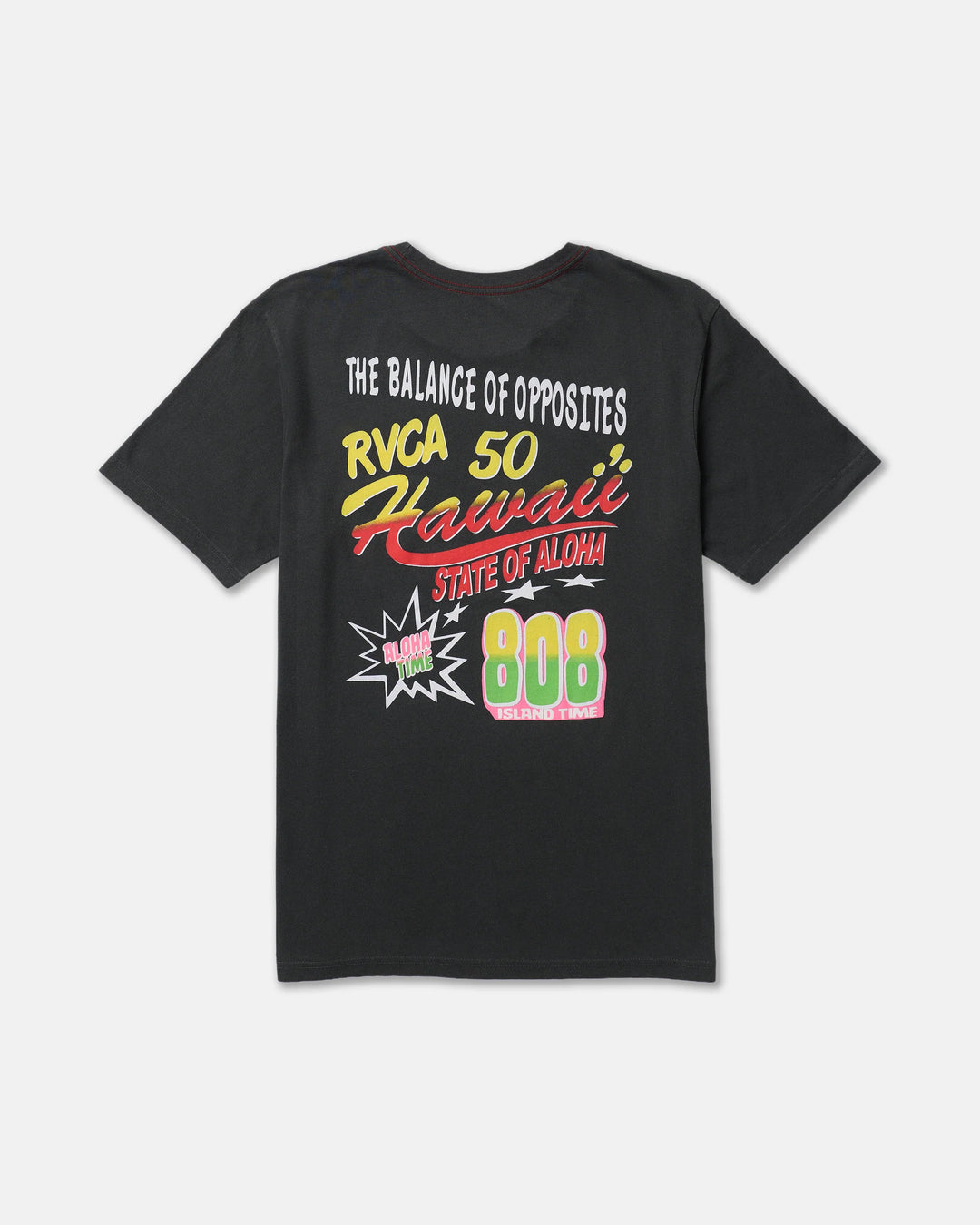 RVCA ISLAND TIME TEE - BLACK (PTK)
