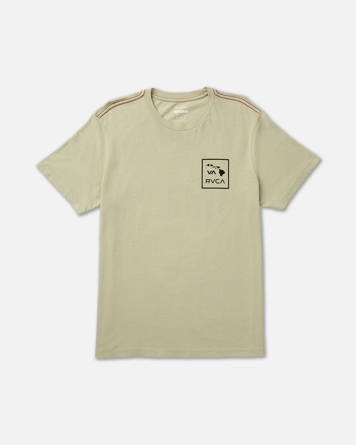 RVCA VA ATW HAWAII TEE - LIGHT OLIVE (LTO)