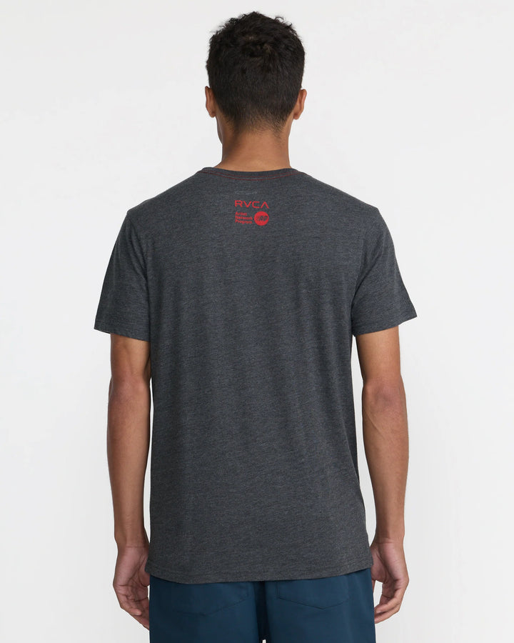 RVCA GEISHA TEE - BLACK